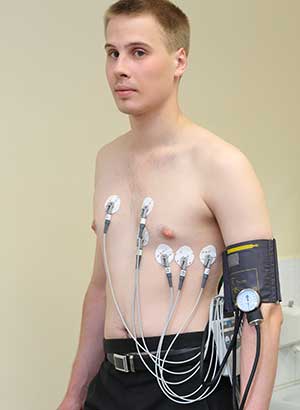 Messung der Herzfrequenz-Variabilität eines Patienten